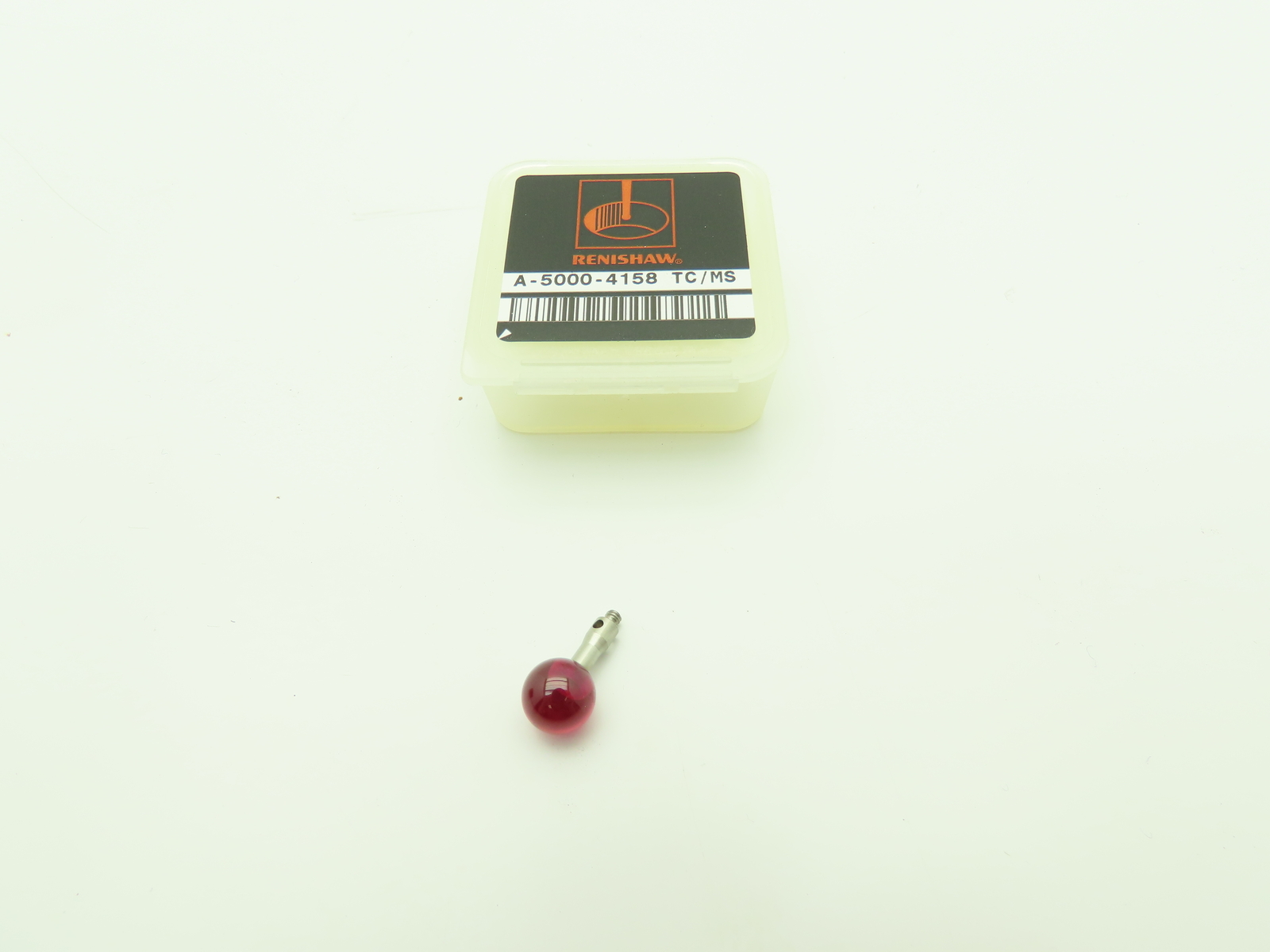 Renishaw A-5000-4158 Stylus 8mm Ruby Ball 2mm Thread Stainless Stem