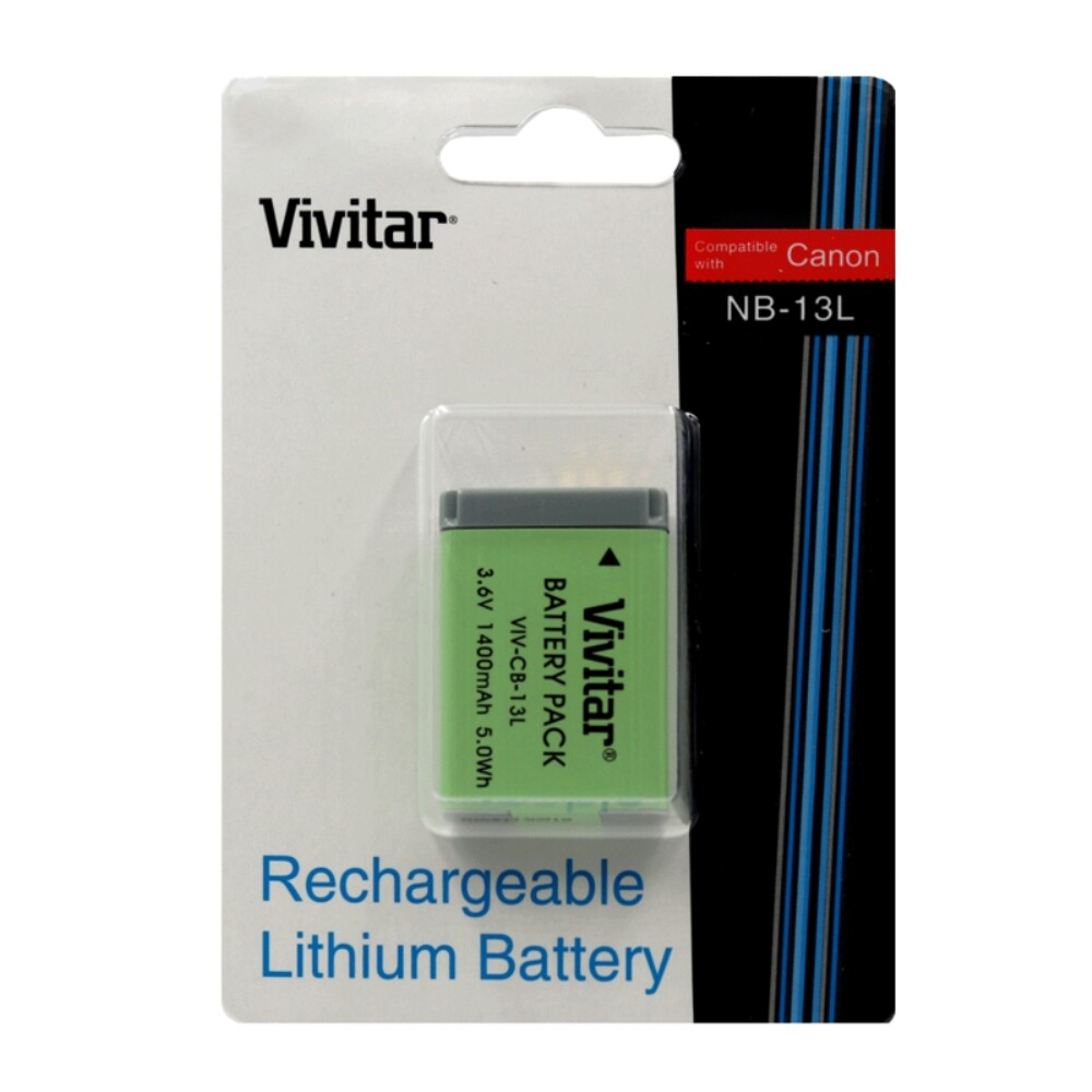 NB-13L Replacement Battery for Canon PowerShot G7 X II with Accessory Bundle