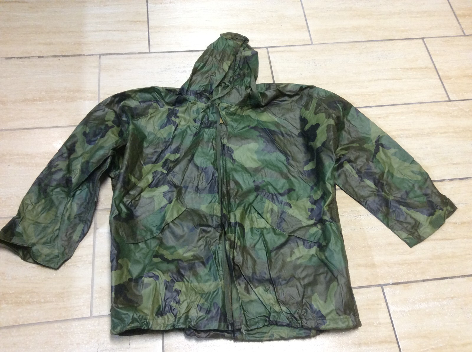 ORC Industries Military Wet Weather Parka Full Zip Size Large