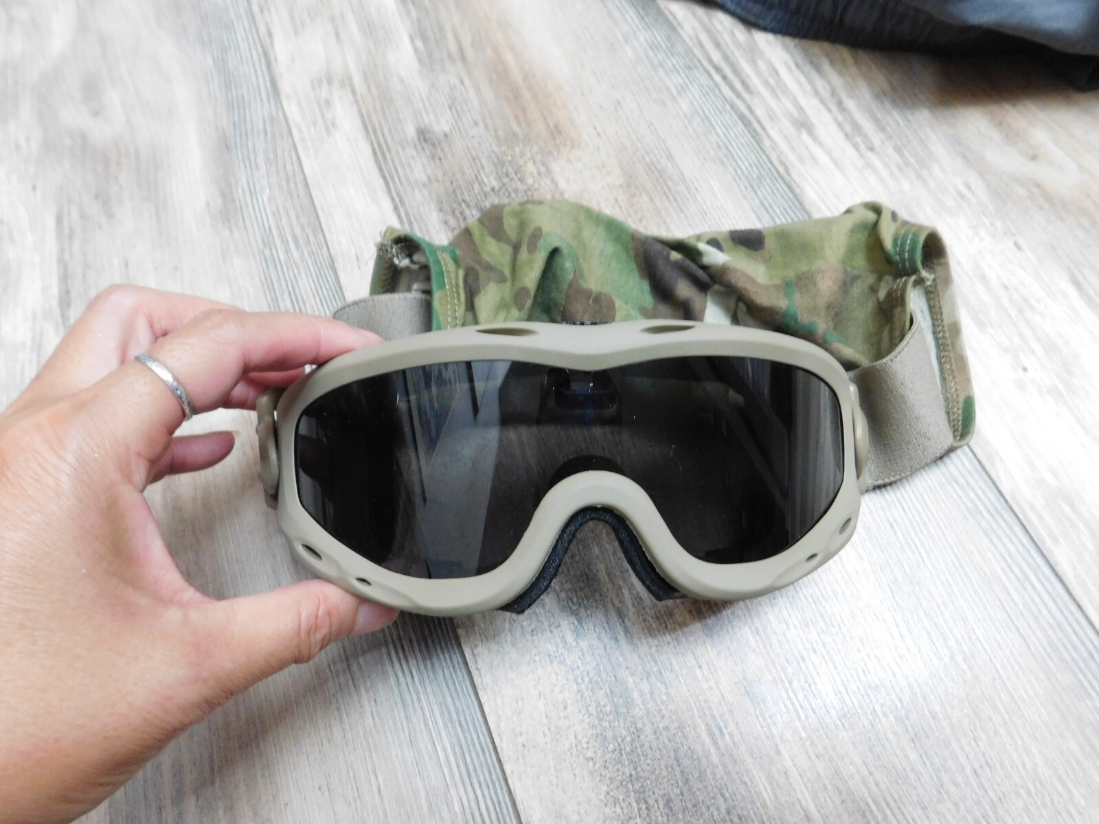 WILEY X MILITARY APEL GOGGLES TAN