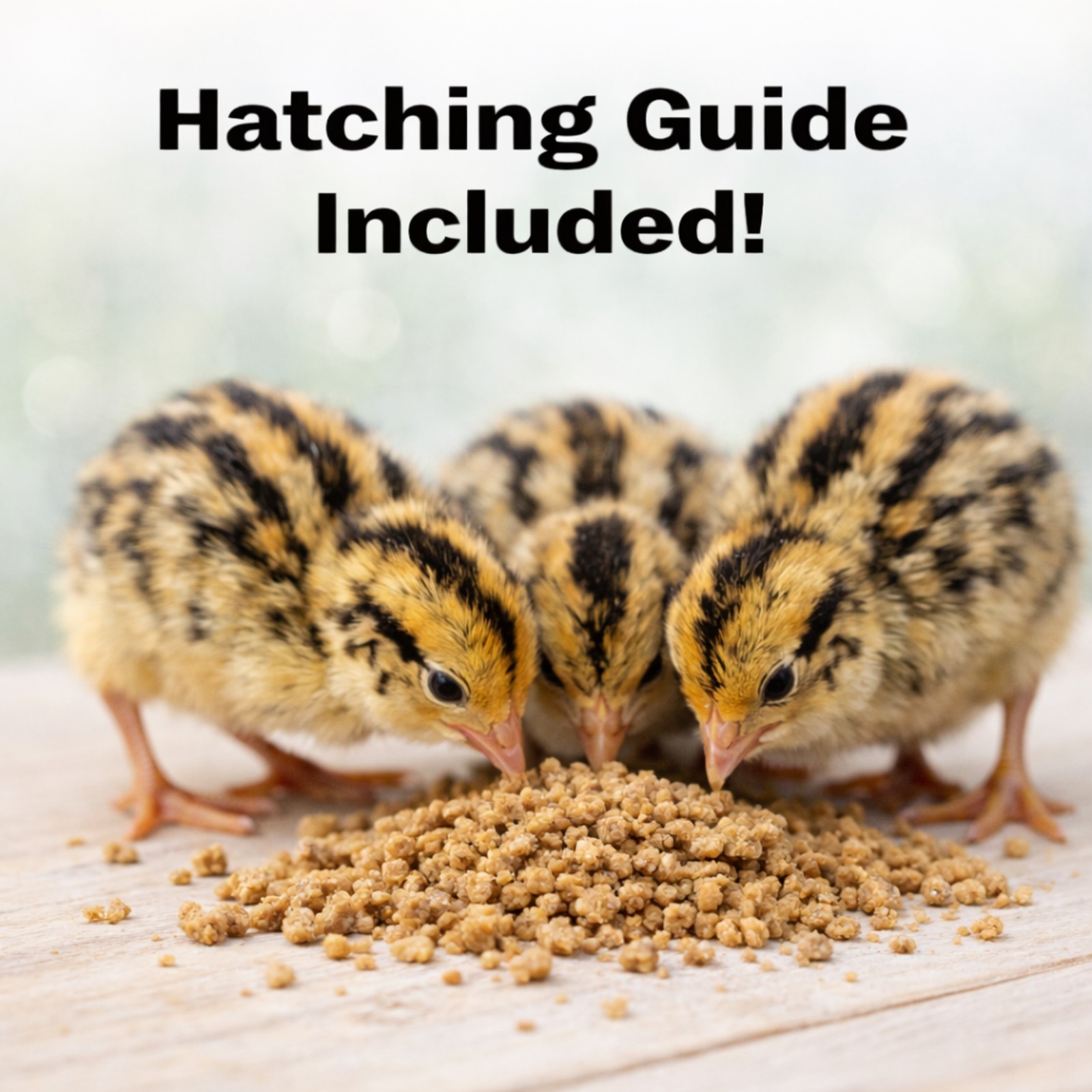 Coturnix Quail Fertile Hatching Eggs - 12ct + Extras
