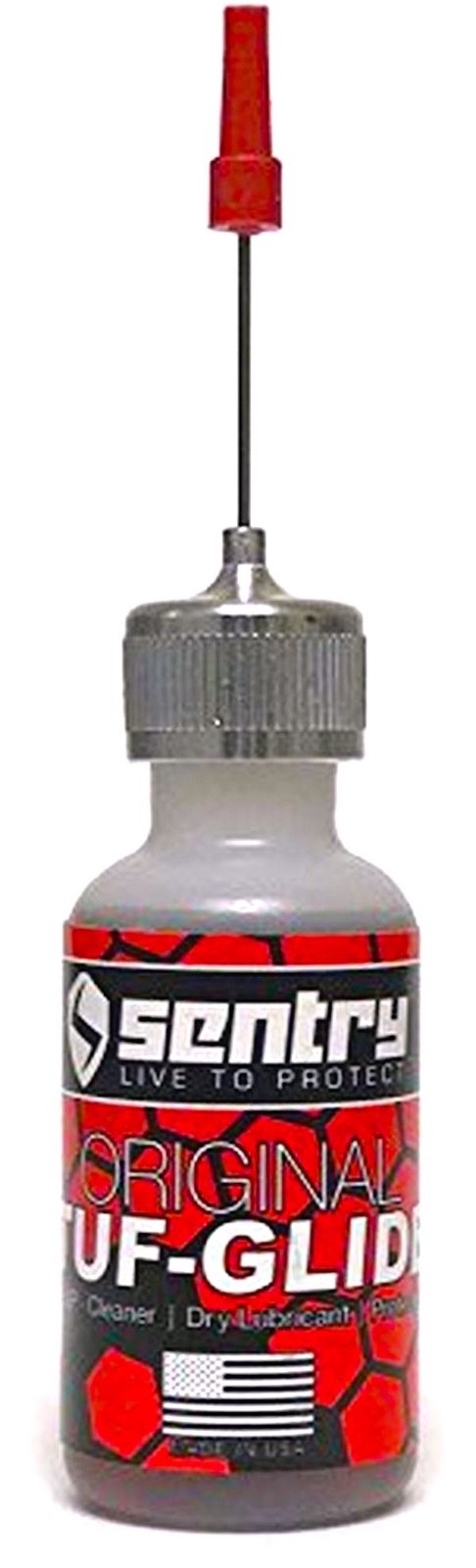 Sentry Products Tuf-Glide Dry Gun + Knife Lube Needle Applicator 1/2 OZ