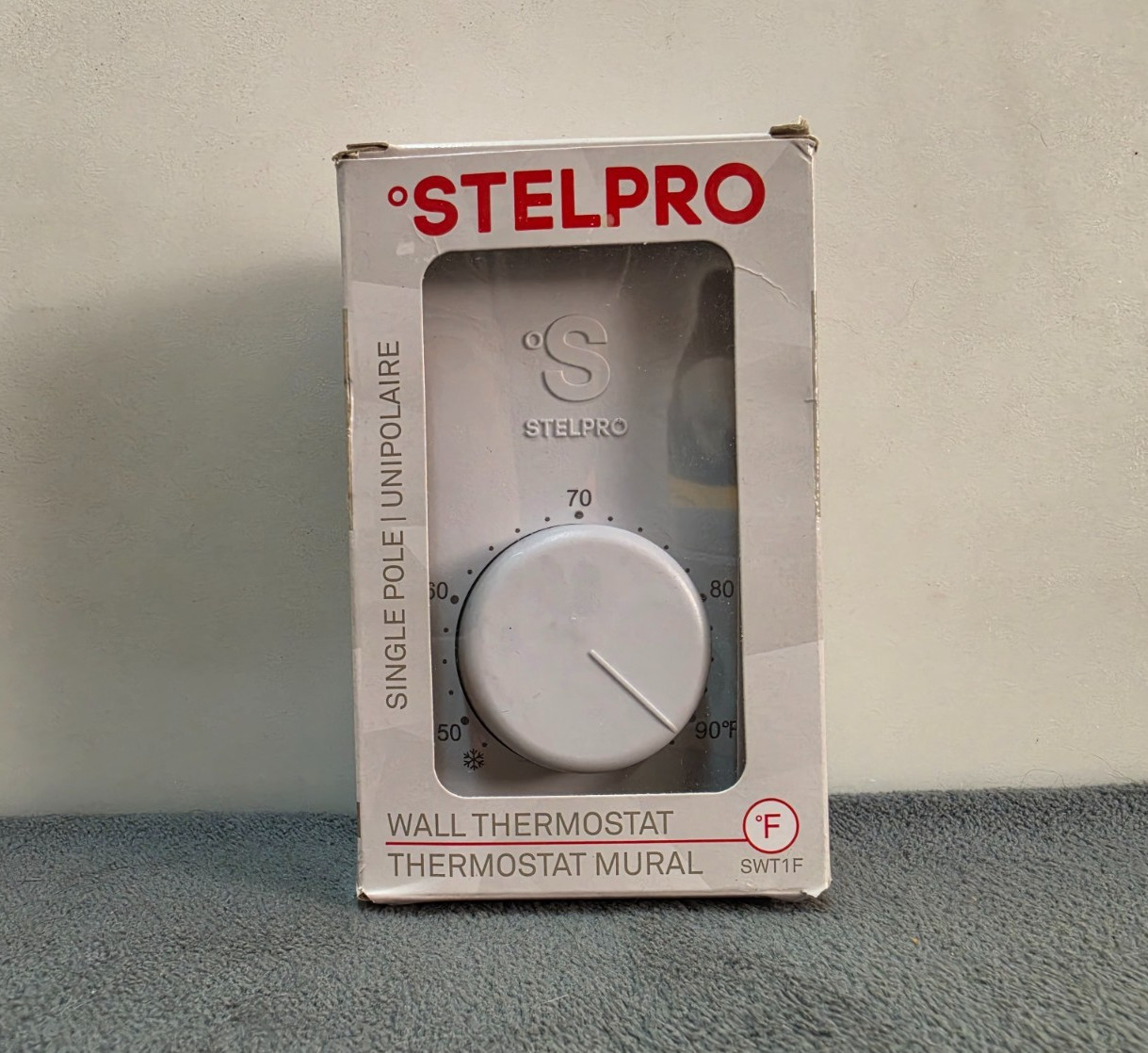 Stelpro 22 Amp Line Voltage 120/240-Volt Mechanical Non Programmable Thermostat