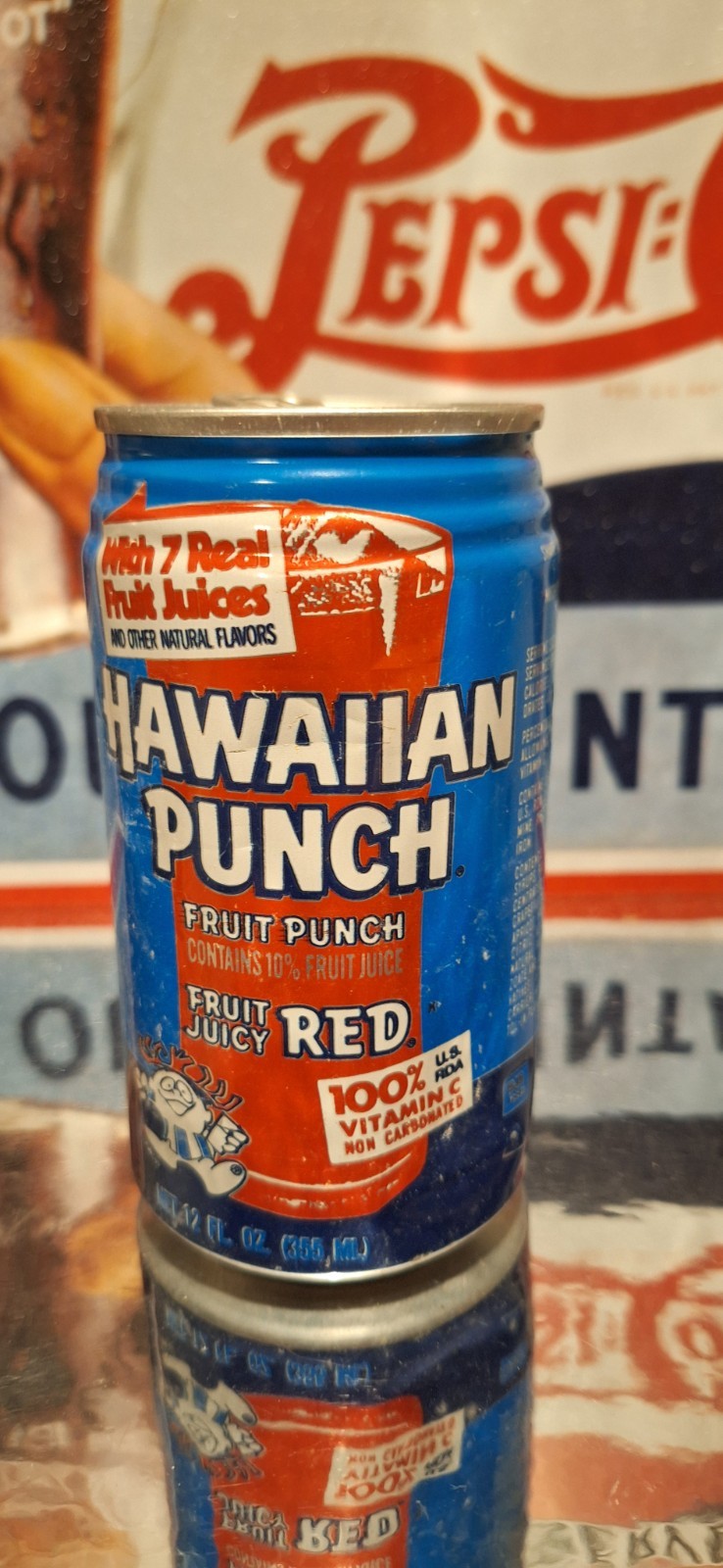 🥤 Hawaiian Punch Cola Soda Pop Can Prop Empty 70's 80's Advertising