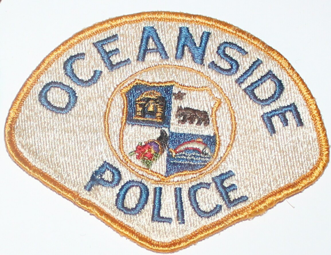Very Old OCEANSIDE POLICE San Diego County California CA PD Vintage patch