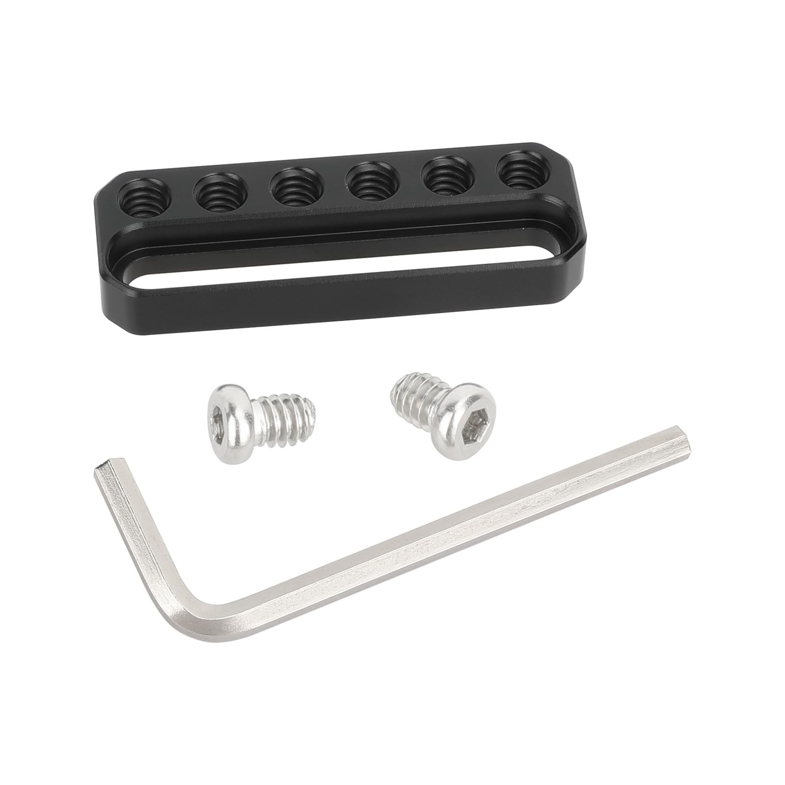 Mini Cheese Plate with Single Countersunk Slot 1/4"-20 Threads for Camera Rig