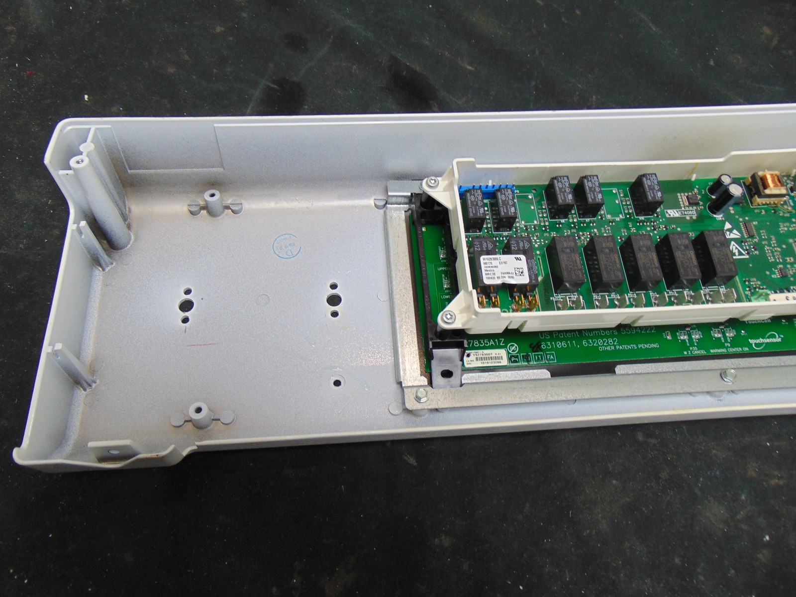 KitchenAid Electric Range KERS505XWH00 Control Panel Assembly with Board