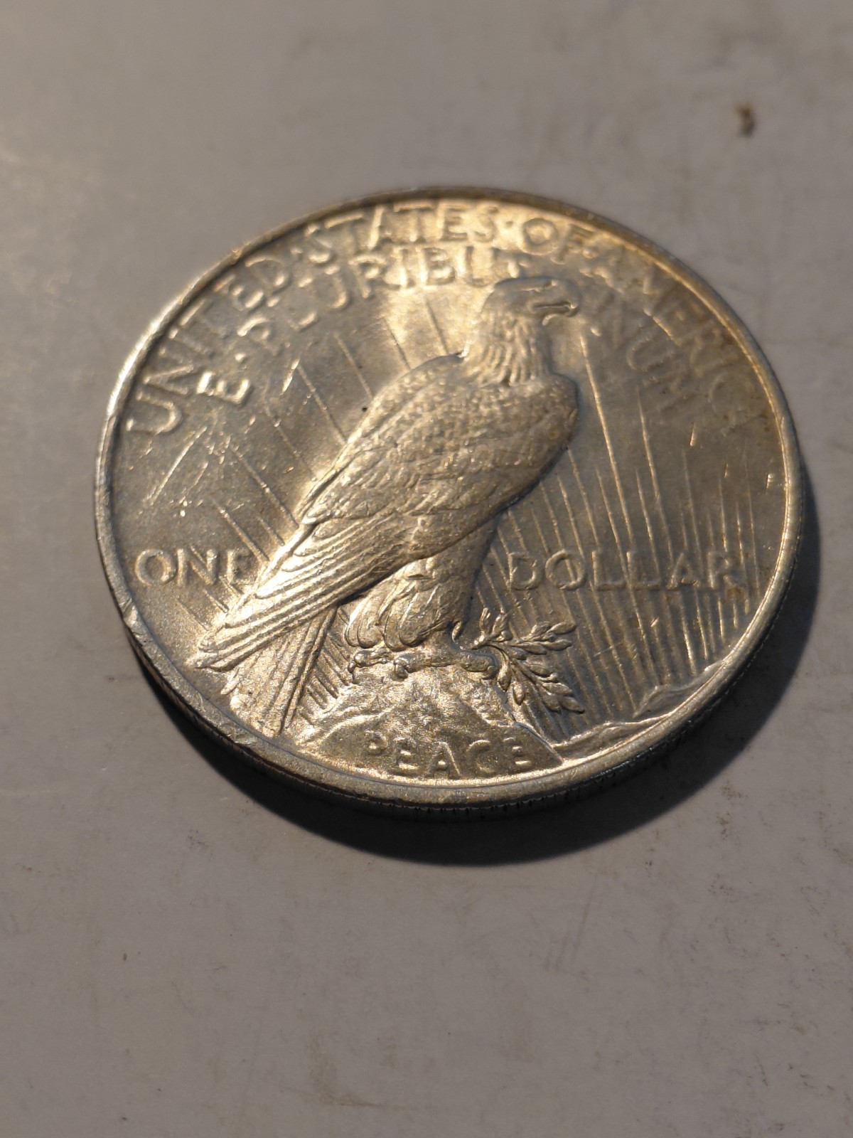 1923 Peace Dollar Uncirculated