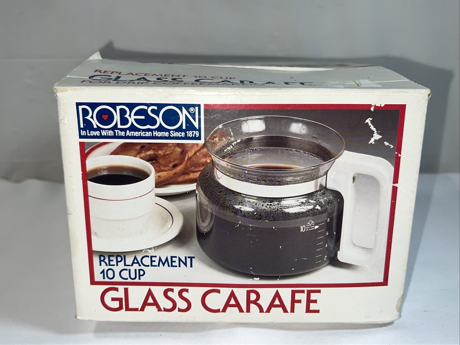ROBESON 1612-85415/03-1600-78 10 CUP GLASS COFFEE CARAFE 85415