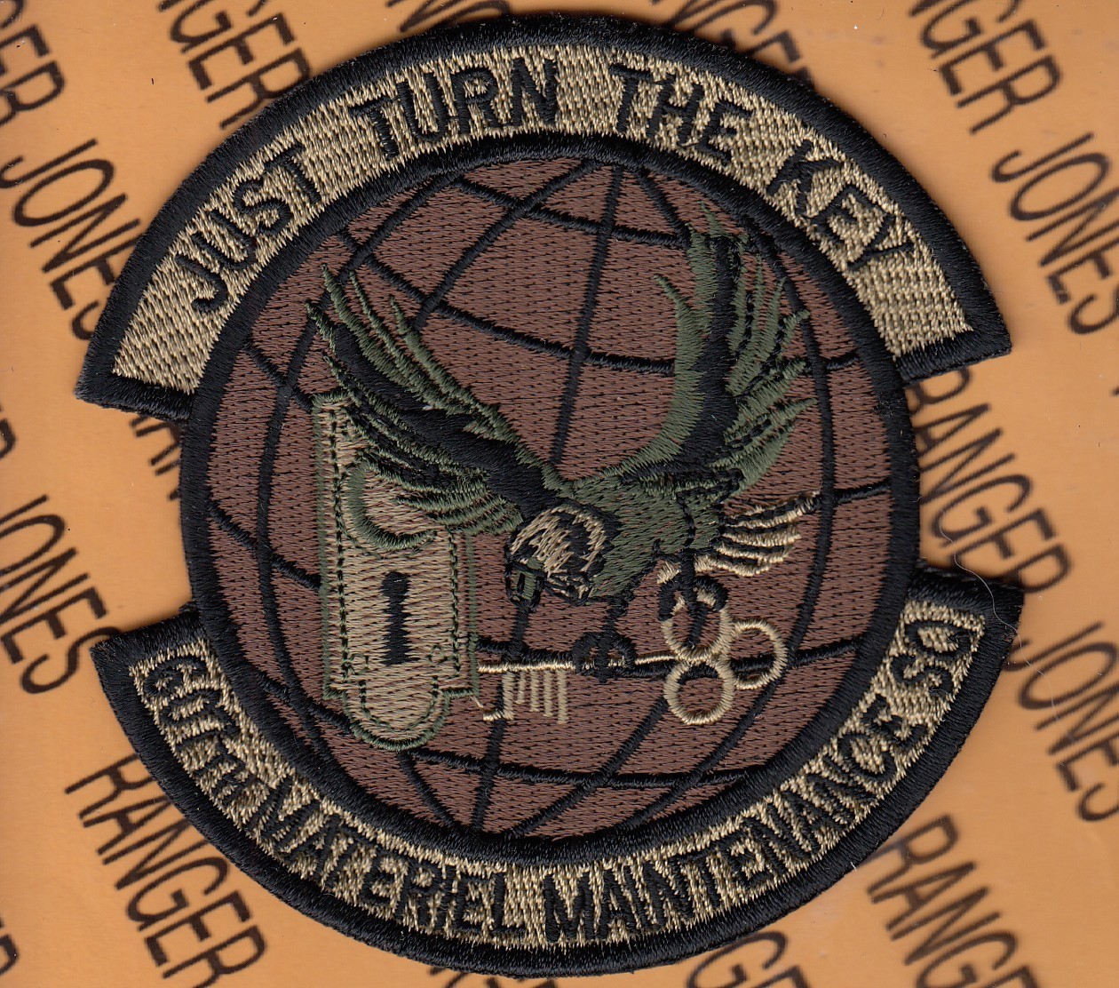 USAF Air Force 607th Material Maintenance Sq MMXS ~3.75" OCP No HOOK patch c/e