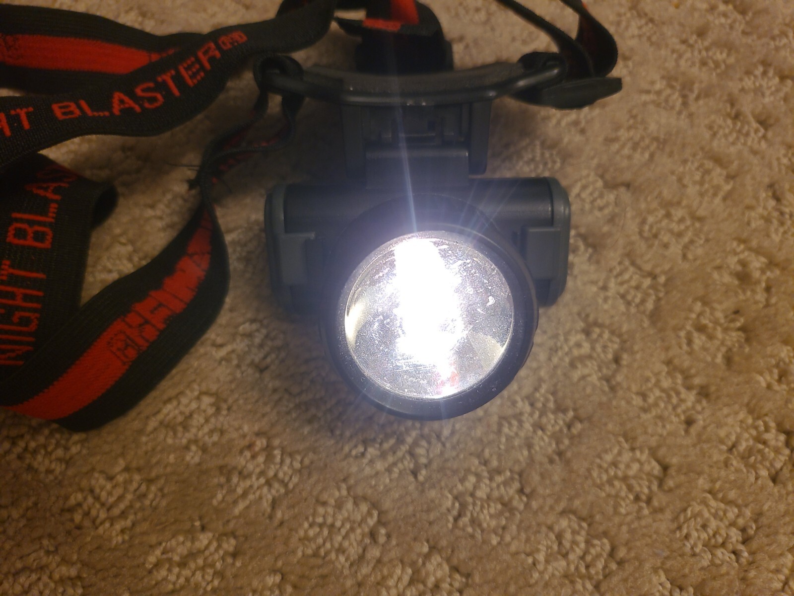 NM Night Blaster Battery Operated Head Light Adjustable Head Lamp