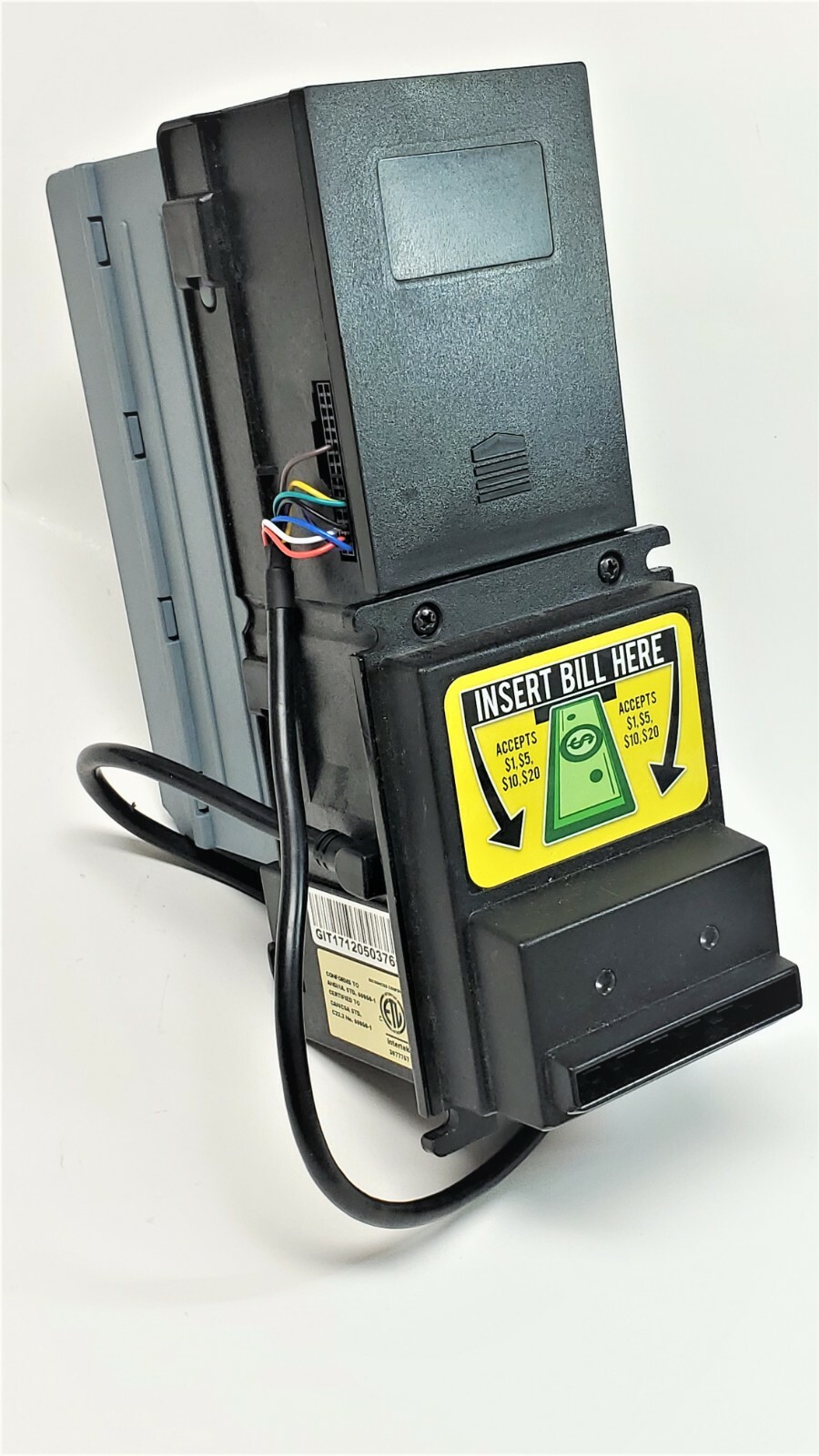 Genesis GO380 Snack Vending 12v ICT Bill Acceptor $1-20 - Excellent Condition