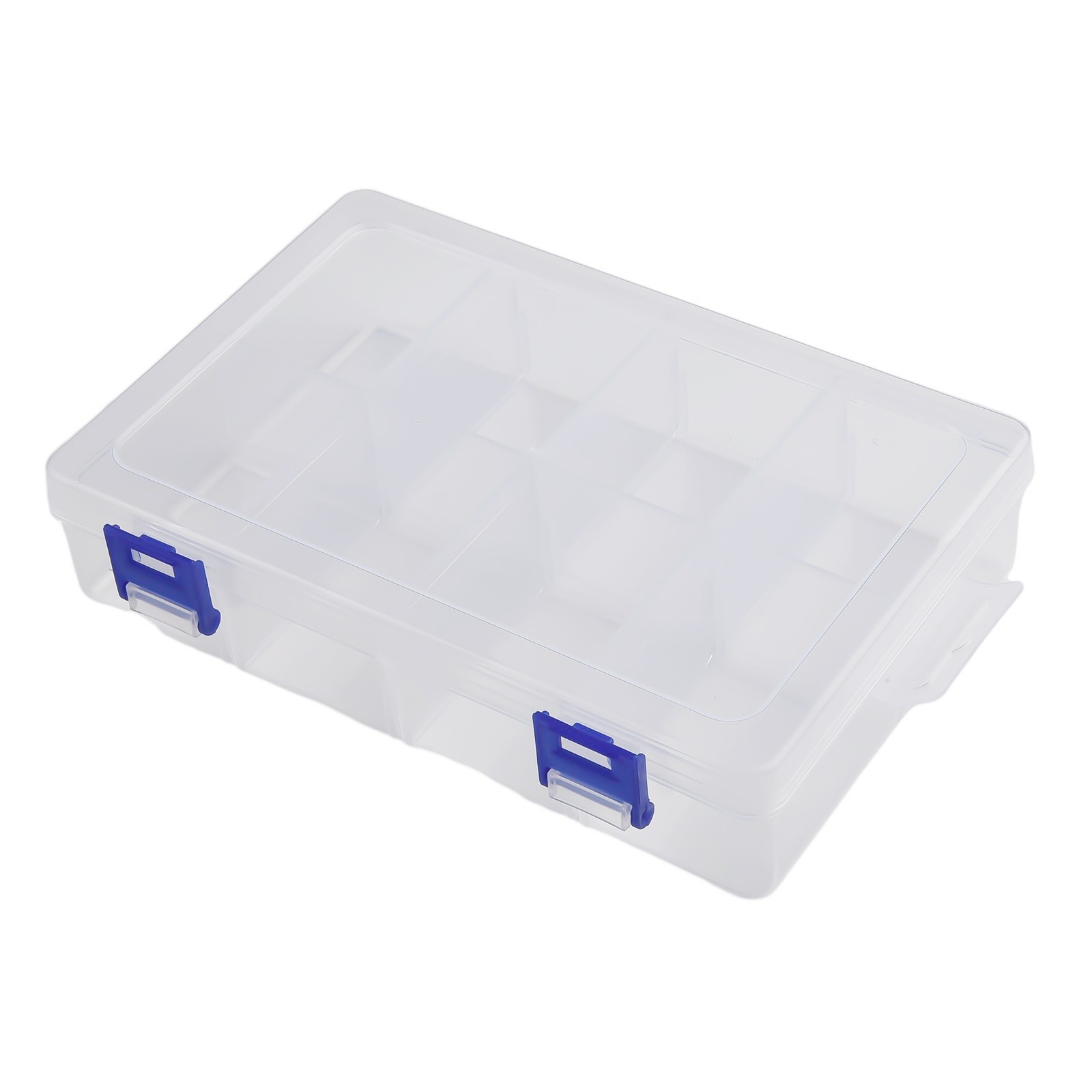 Bead Storage Box Container Adjustable Compartment Display Organizer Dustproof