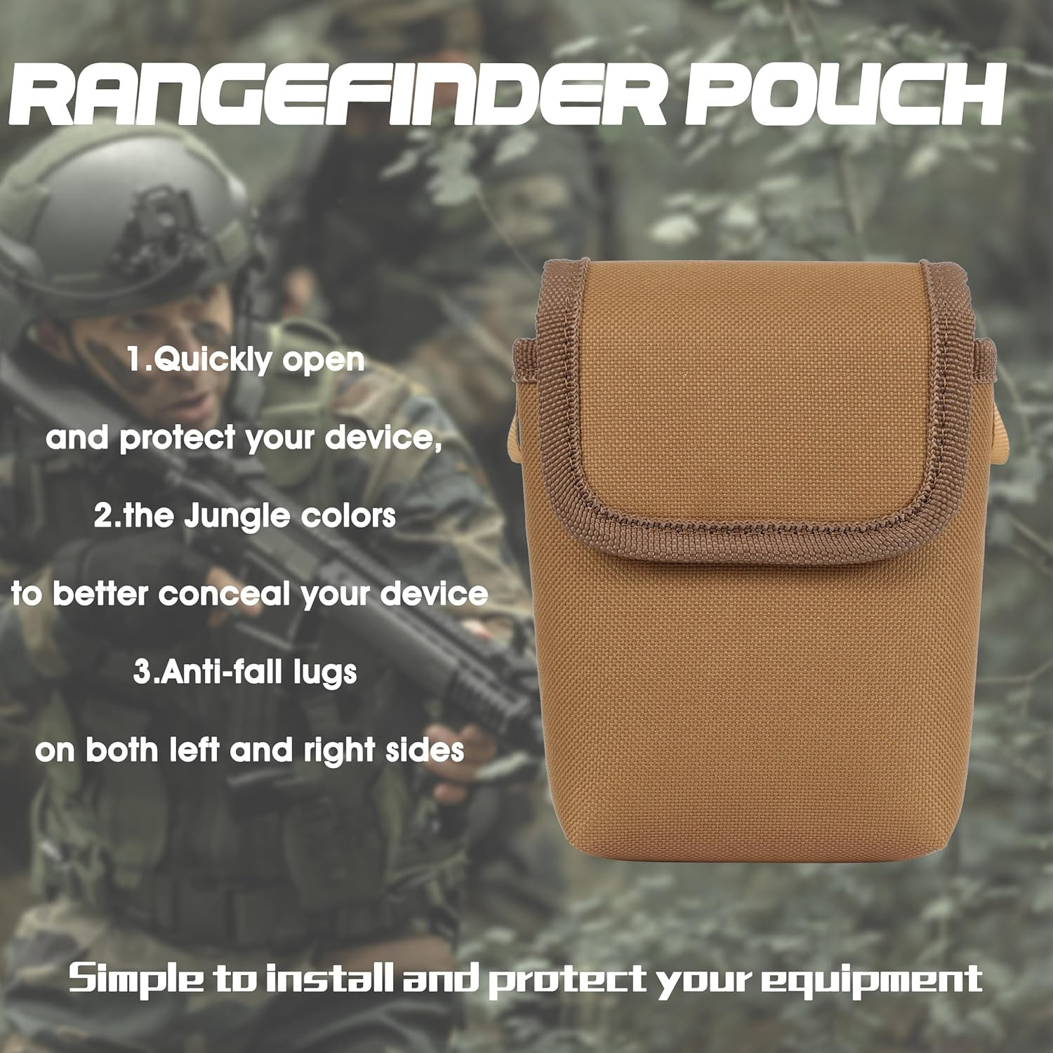 Rangefinder Pouch - Ultimate Protection Your Hunting Accessories (Brown)