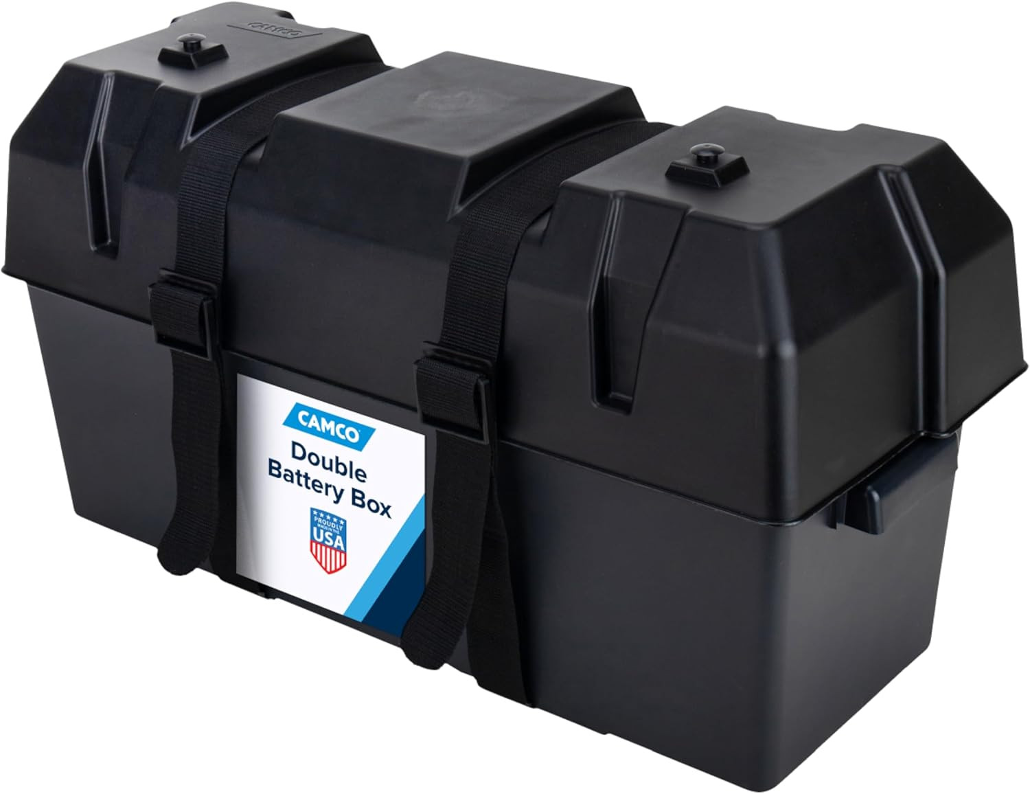 Double Battery Box | Safely Stores RV, Automotive, and Marine Batteries |