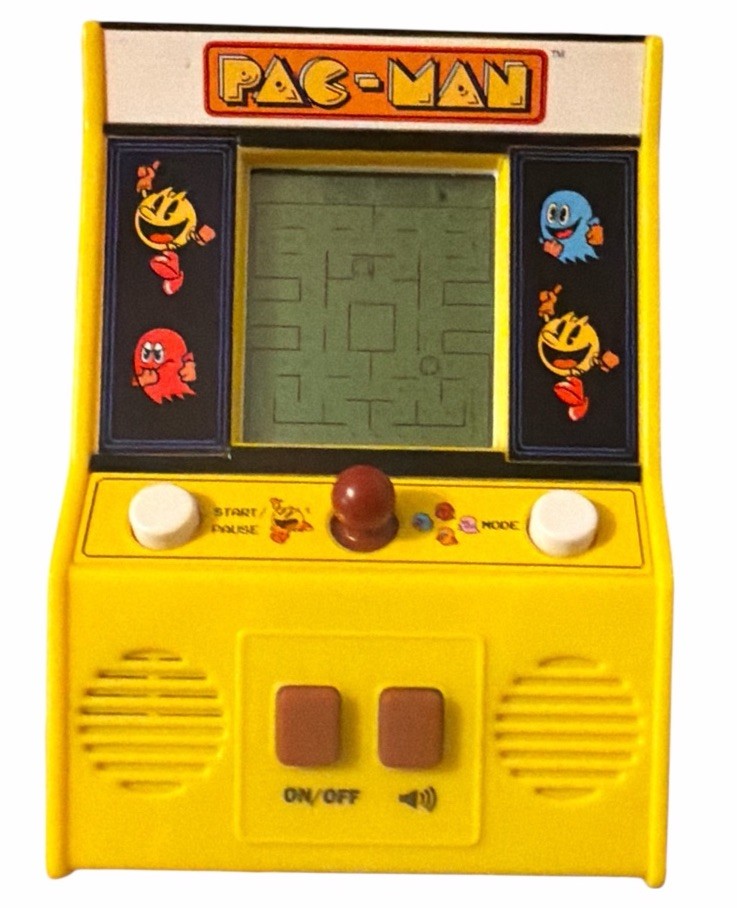 Bandai Namco Pac Man Handheld Mini Arcade Retro Pacman Video Game Machine Works!