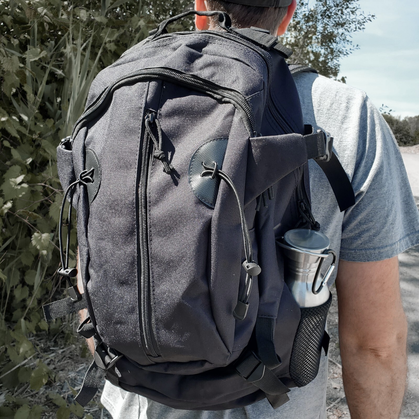 2 Person Emergency Kit/Survival Backpack for 72 Hours, Natural Disasters & More