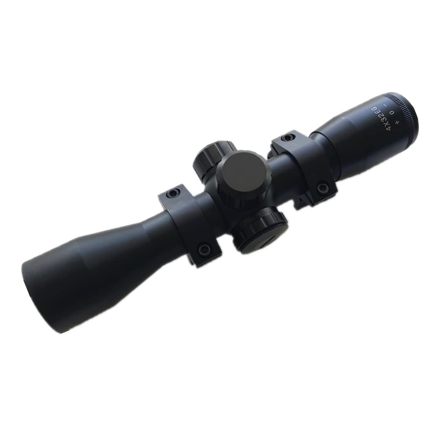 4x32 Crossbow Scope, Red and Green Illuminated Scope, Glass Etched Reticle Sc...