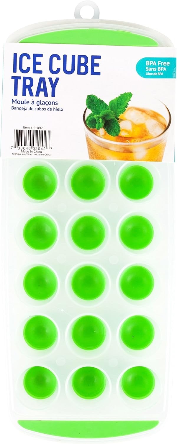 Good Living 4 Silicone Mini Ice Cube Tray for Freeze-Drying,Mini freezers,Jello