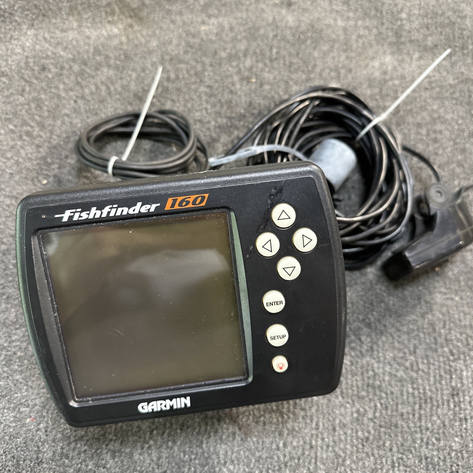 Garmin Fishfinder 160 Marine Boat Echo Sounder Sonar Fish Finder *TESTED*
