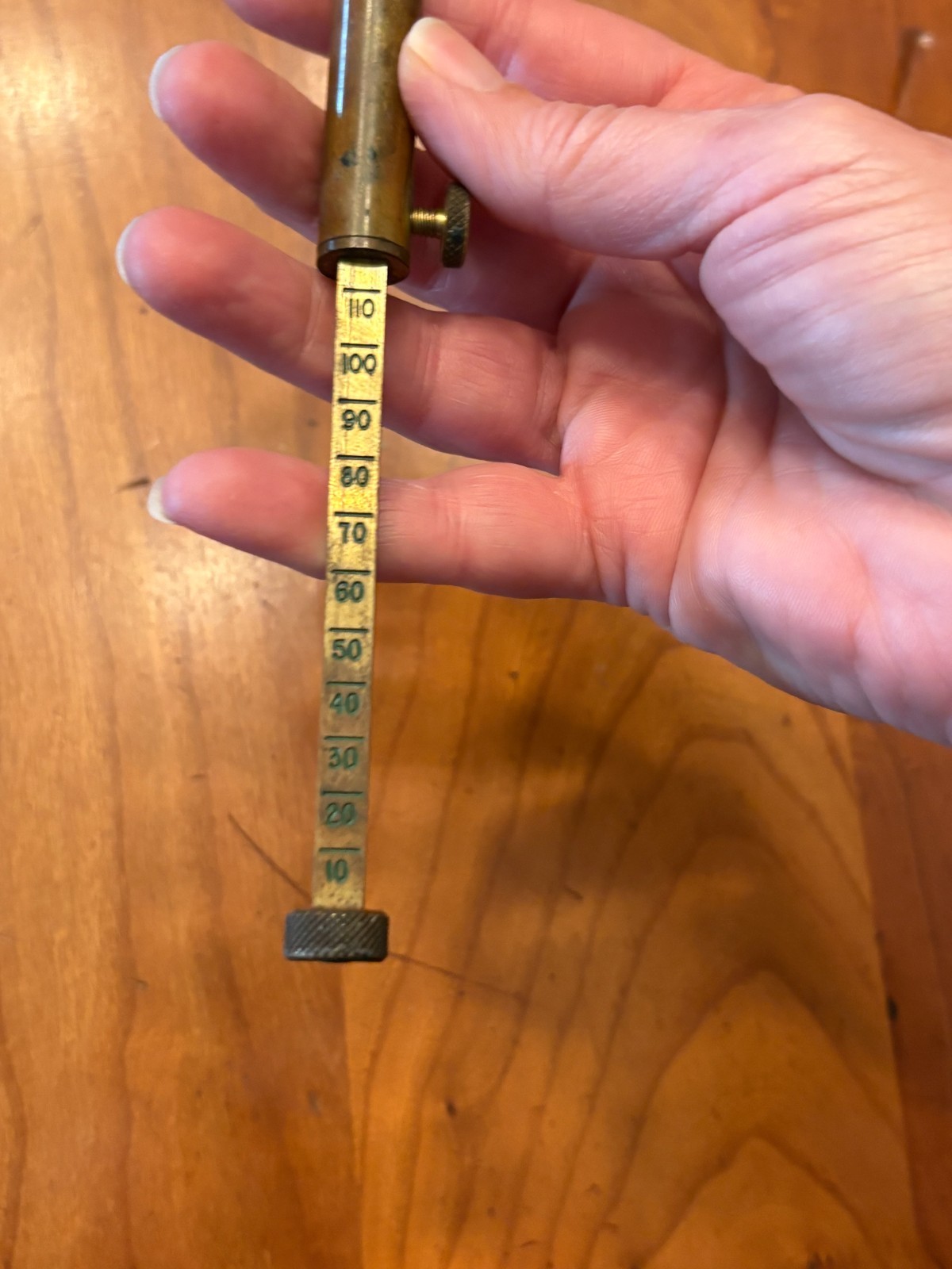 Vintage Brass Adjustable Black Powder Measure Muzzleloader Funnel