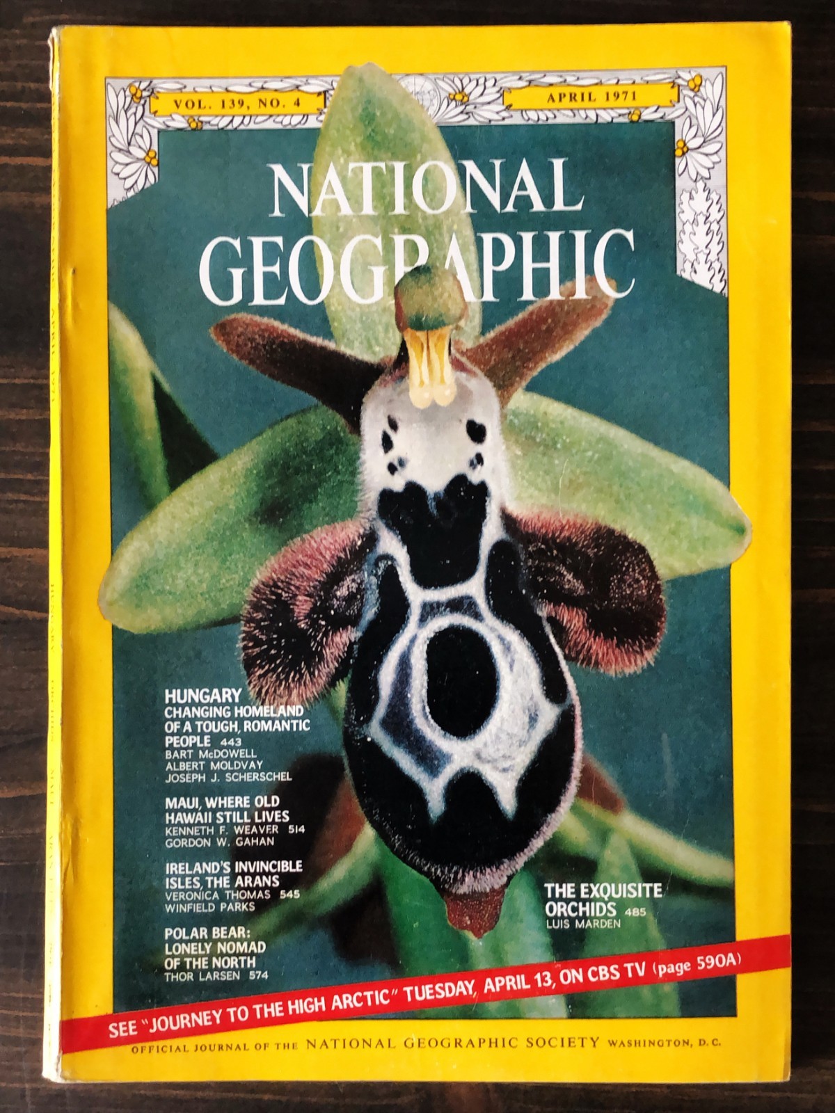 1971 National Geographic Magazine - April