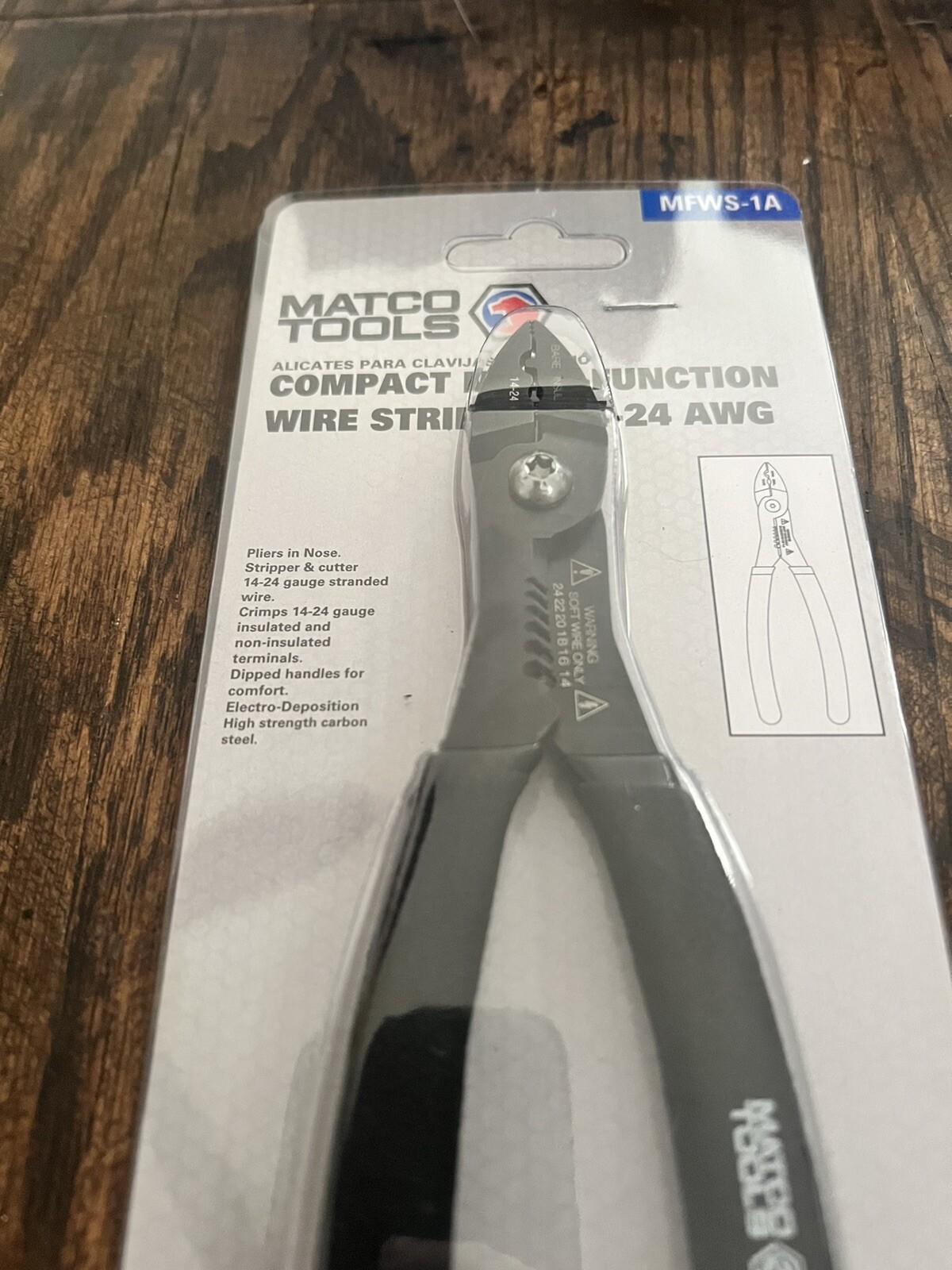 MATCO COMPACT MULTI FUNCTION WIRE STRIPPER 14-24 AWG MFWS-1A