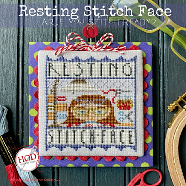 Resting Stitch Face~Hands On Design