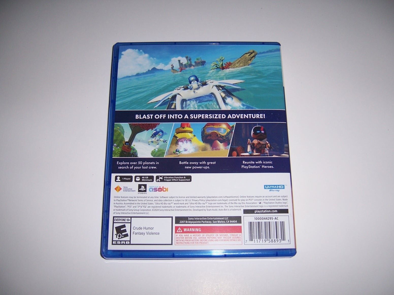 Replacement Box Case Only for Astro Bot PlayStation 5 PS5 AUTHENTIC