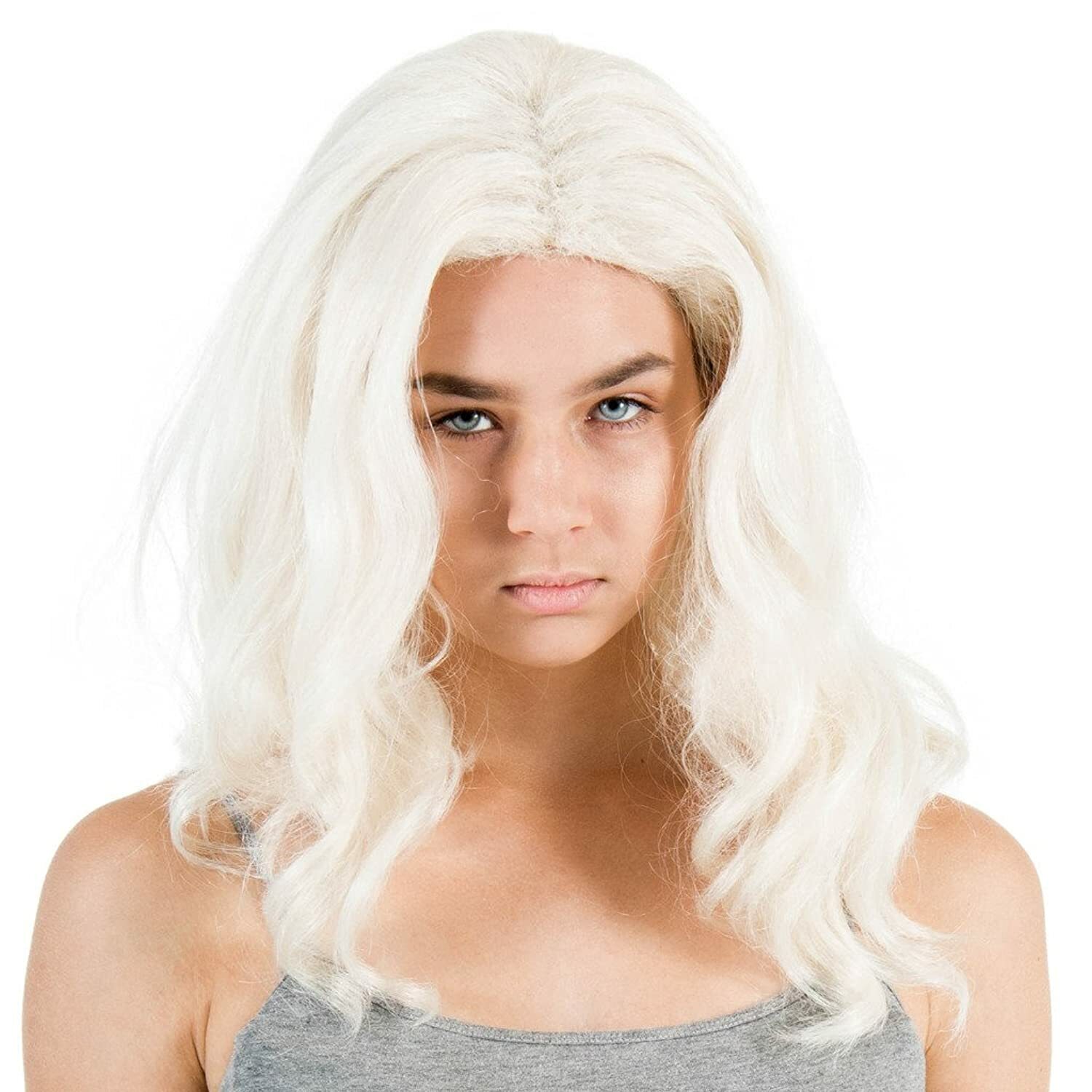 Eleven Adult Halloween Costume Cosplay Blonde Wig Perfect for Dress Up & Party