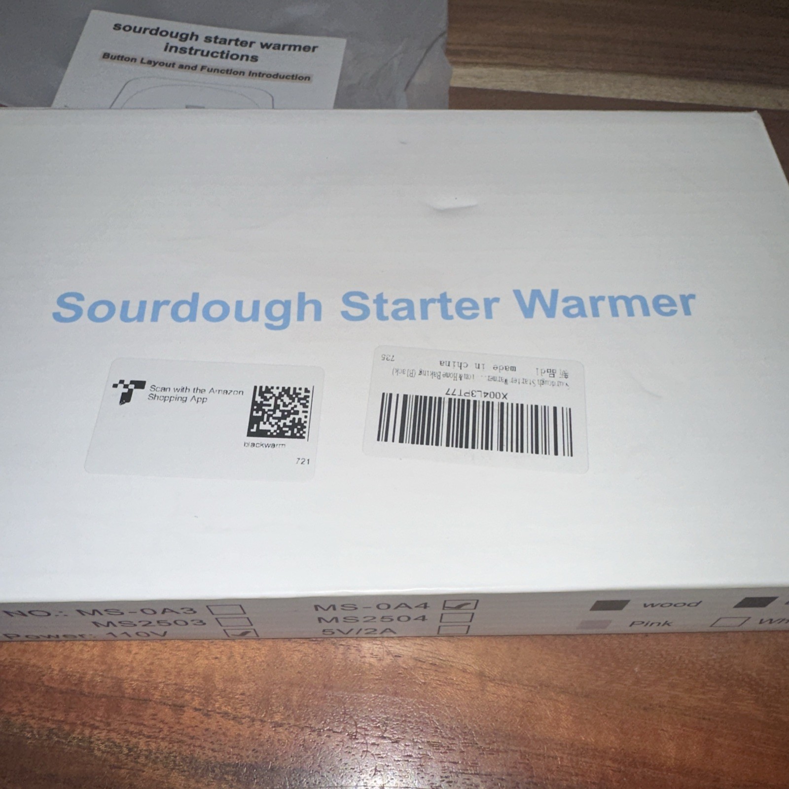Gisly Sourdough Starter Warmer 3.0 with Thermostat Control