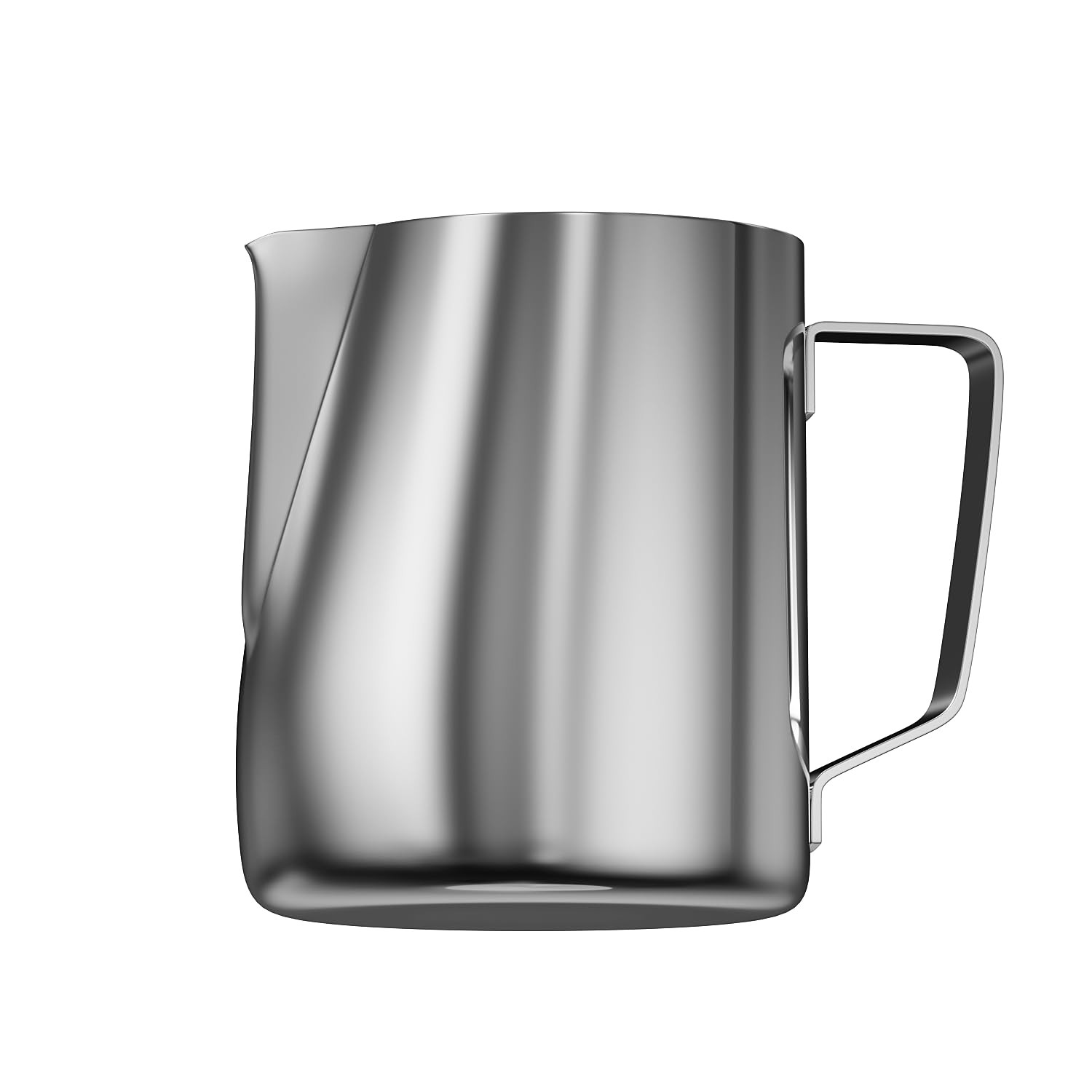 Milk Frothing Pitcher, 12 Oz/350 ML Milk Frother Steamer Cup Stainless Steel ...