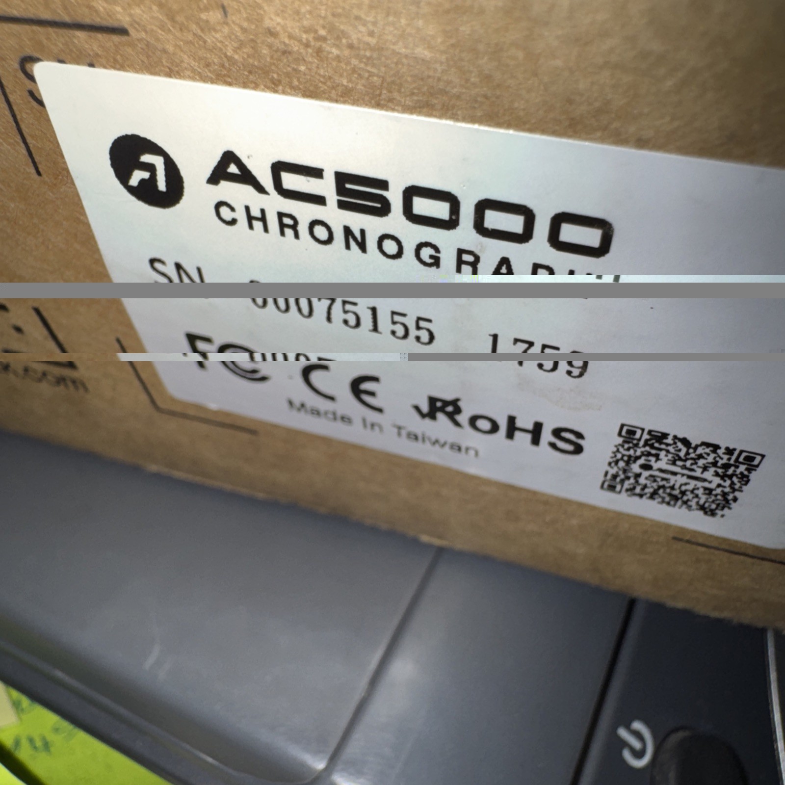 AceTech AC5000 Compact Airsoft / Airgun Chronograph ACT-AC5000