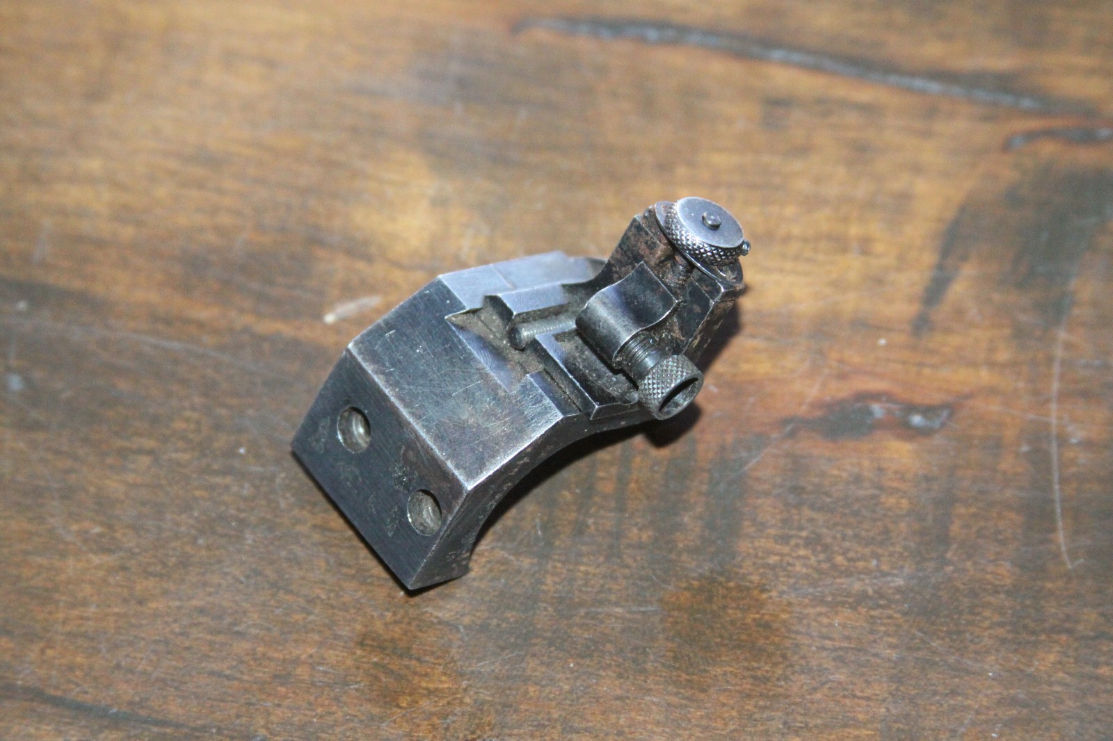 Rare Vintage Savage / Stevens 416 Target Rifle Rear Sight w/Disc 1 Screw