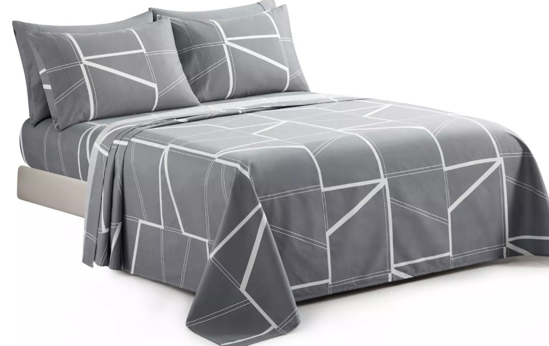 Marina Decorations 6 Piece Sheet Set, Modern Geometric, Deep Pocket, Size Double