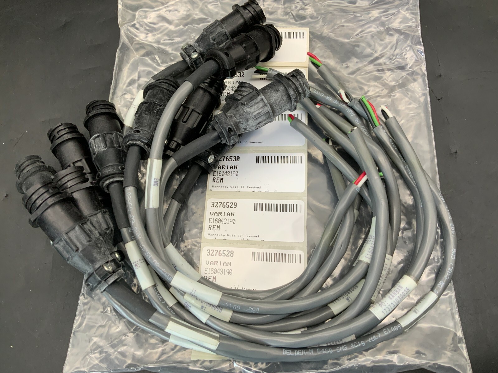 Varian E16043190 Plug Connector, Cable , Pack of 10!