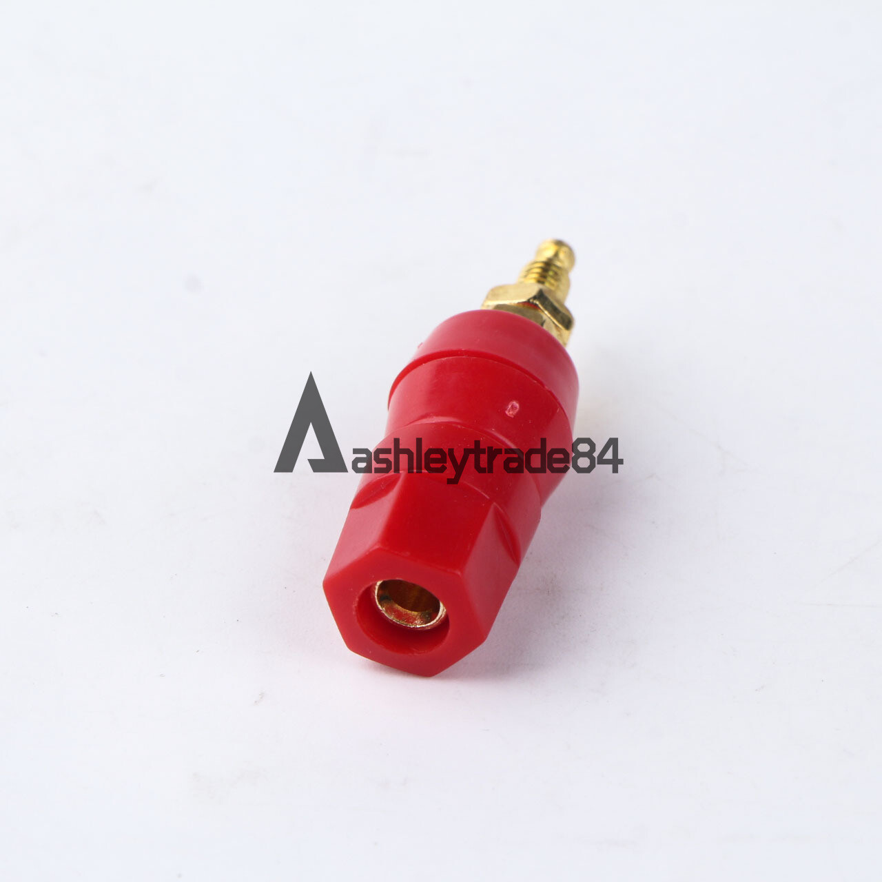2pcs Binding Post Speaker Cable Audio Amplifier Terminal Banana Plug Jack Gold