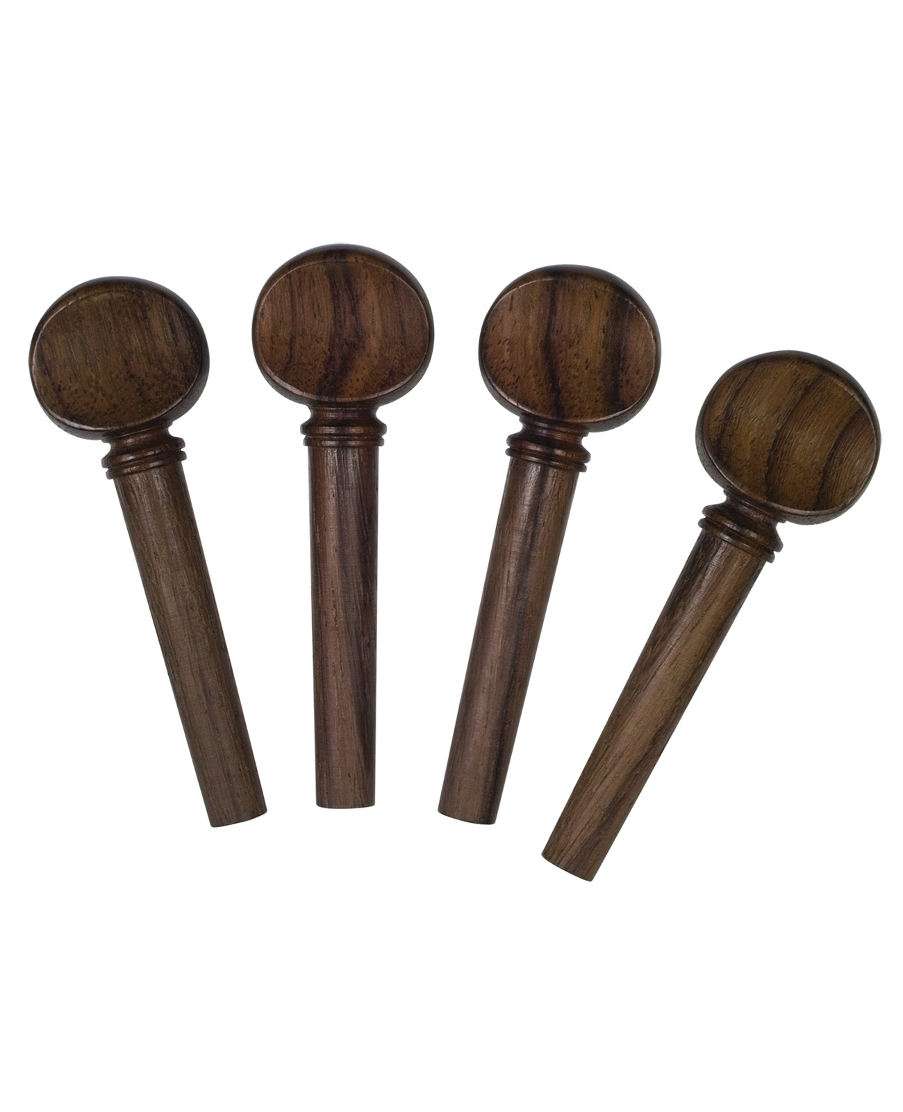 Andre Breton Rosewood Violin Peg Set by Saga for 4/4 Violins, set of 4, VP-142