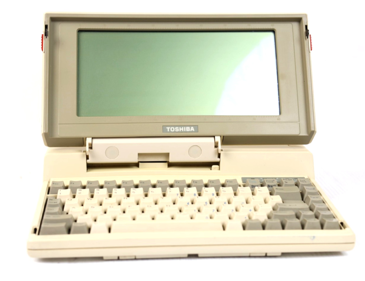 Vintage Toshiba T1000 Portable Computer PA7027U Made In Japan w678