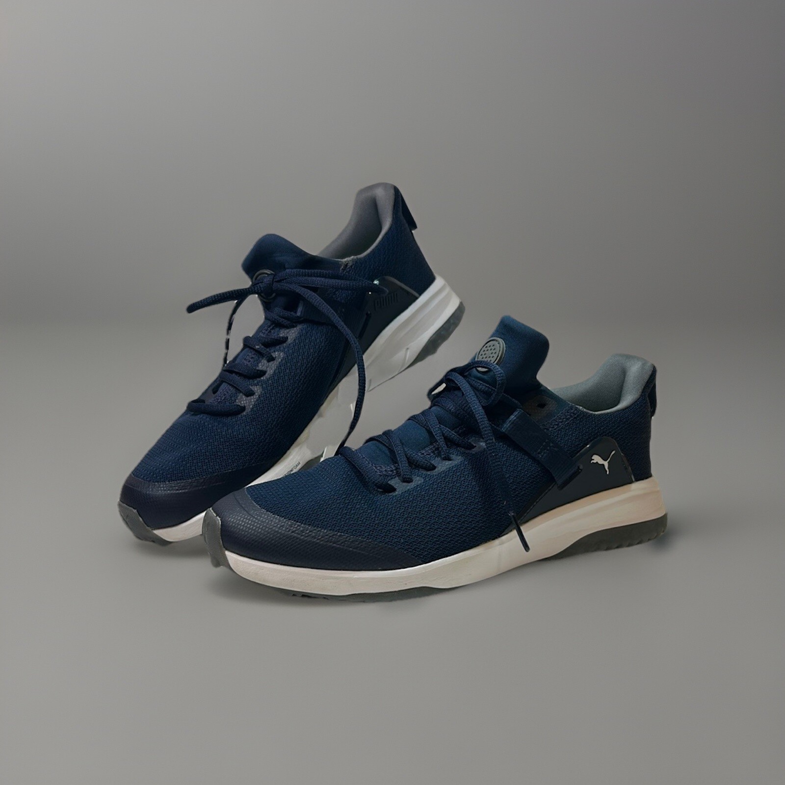 Puma FUSION EVO Golf Shoes 193850 PWRStrap Fit System 8.5 Blue