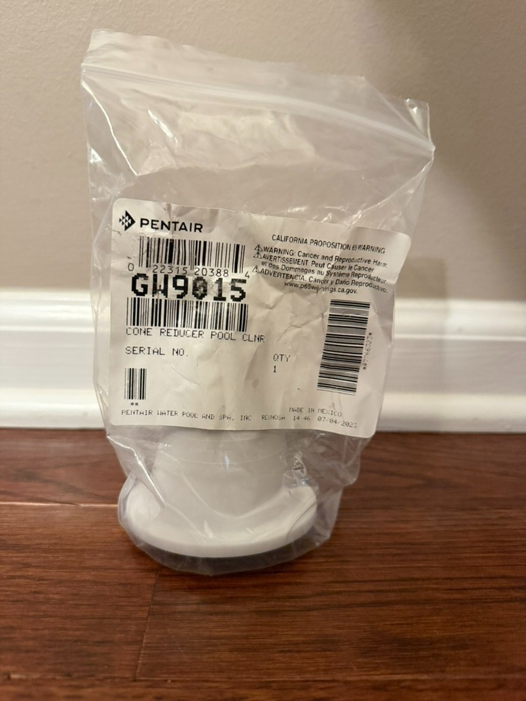 Genuine Pentair GW9015 Reducer Cone For PoolShark Krauly Lil Great White Shark