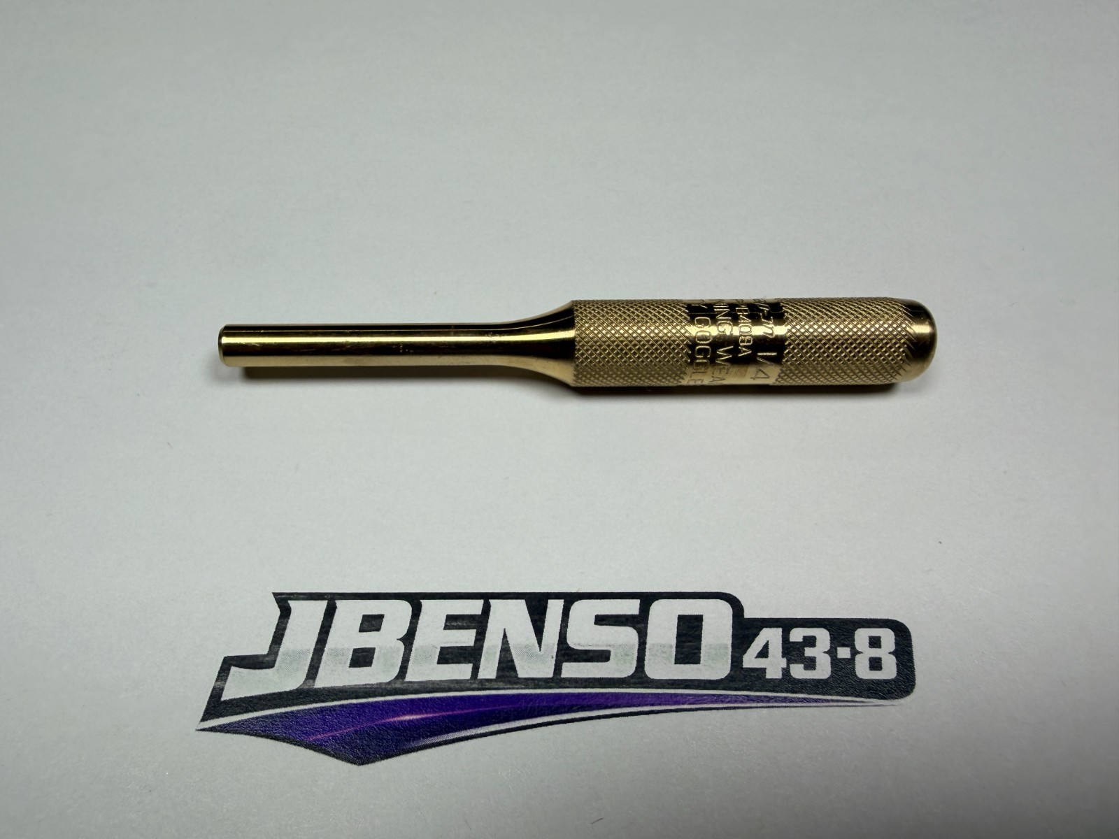 Snap-on Tools USA NEW 4" Length 1/4" Bronze Pin Punch PPB408A