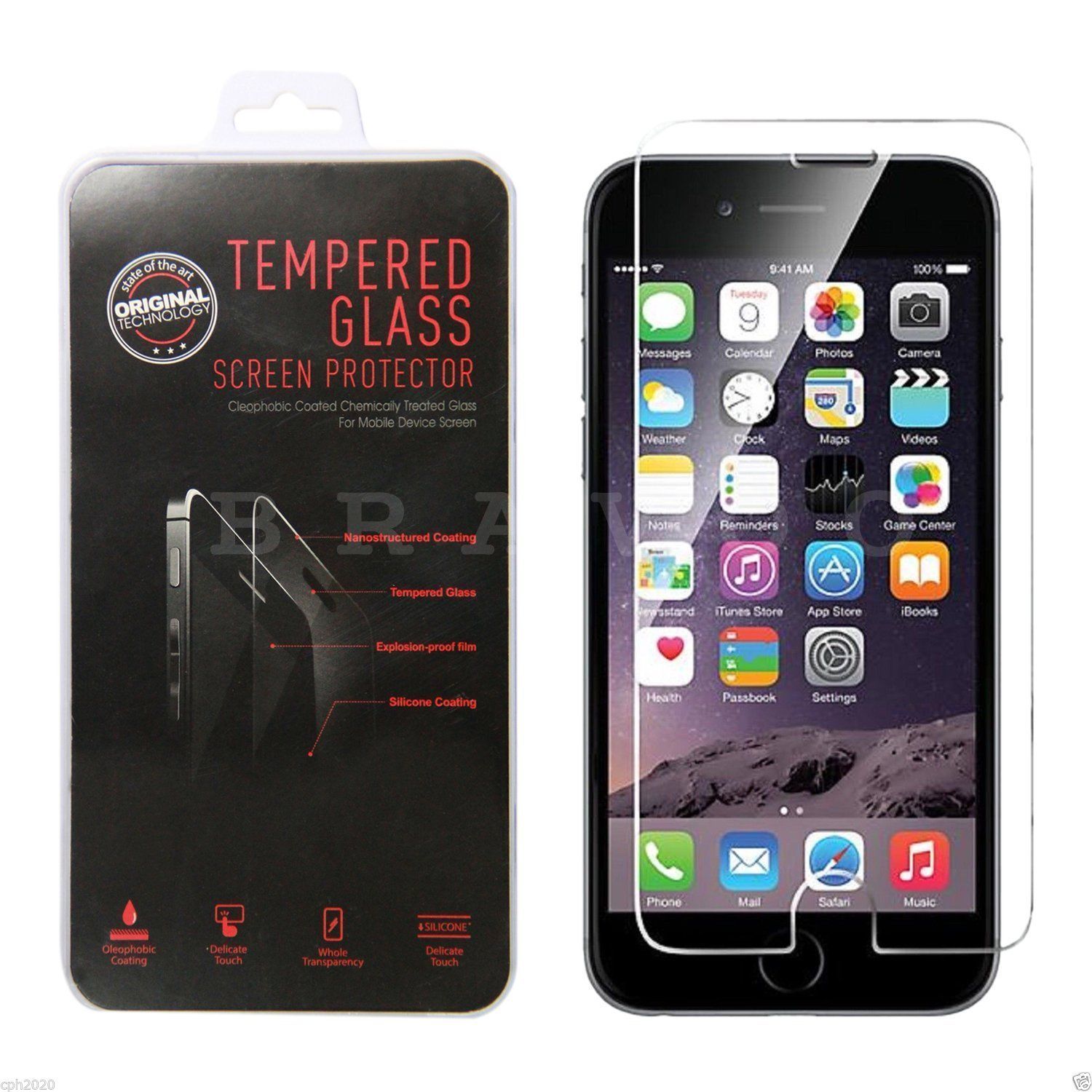 APPLE iPHONE 7 8 plus X 10 Premium TEMPERED GLASS SCREEN PROTECTOR (2 pack)