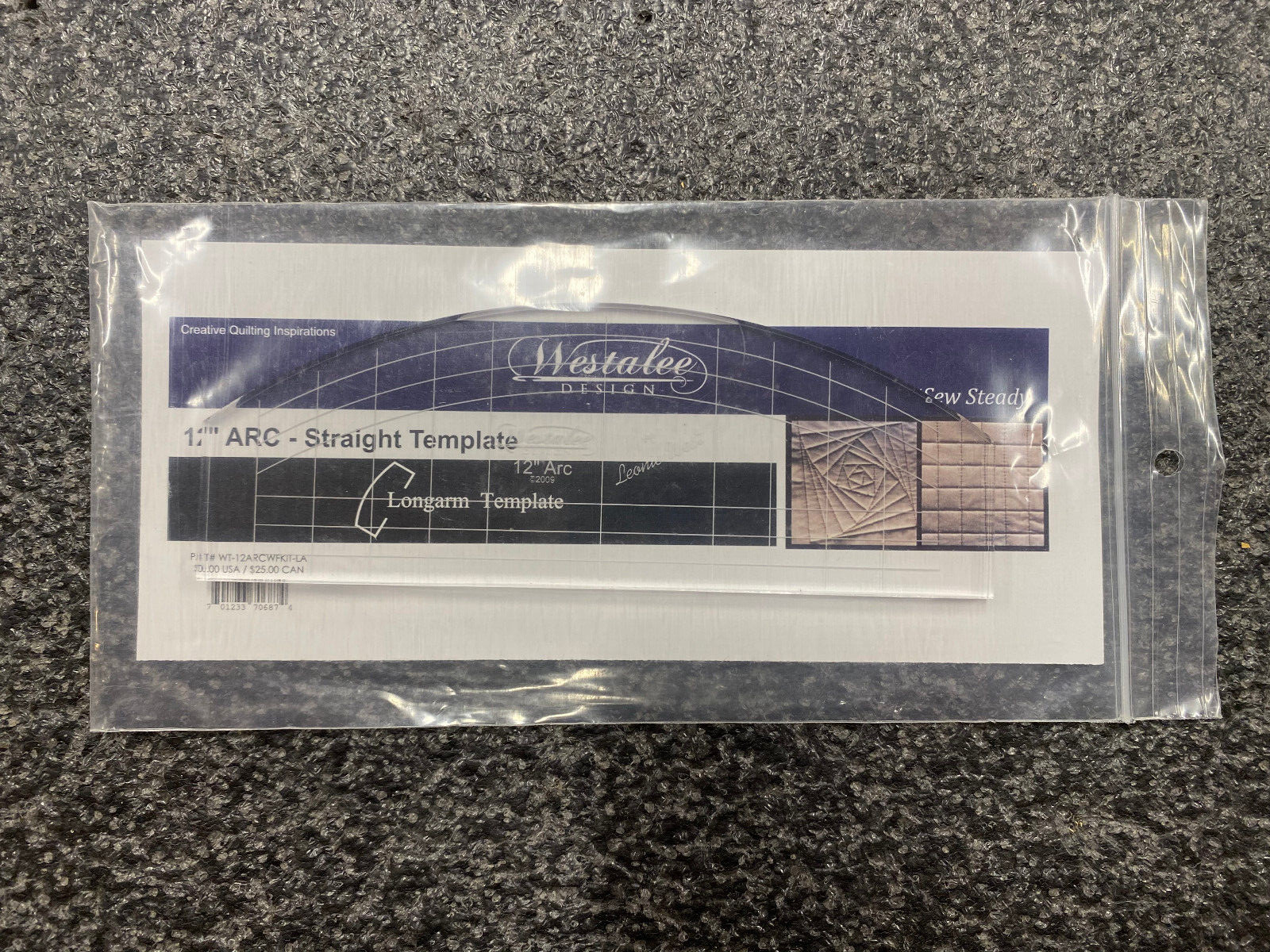 Westalee 12" Arc Straight Template Long Arm quilting by Sew Steady