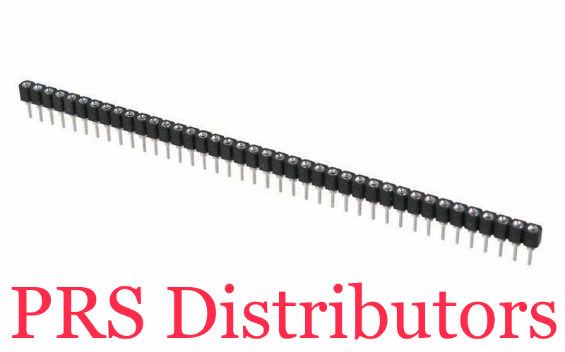 40 Pin PCB IC Transistor Socket Breakable Single Row Round Pin Female Header 1PC