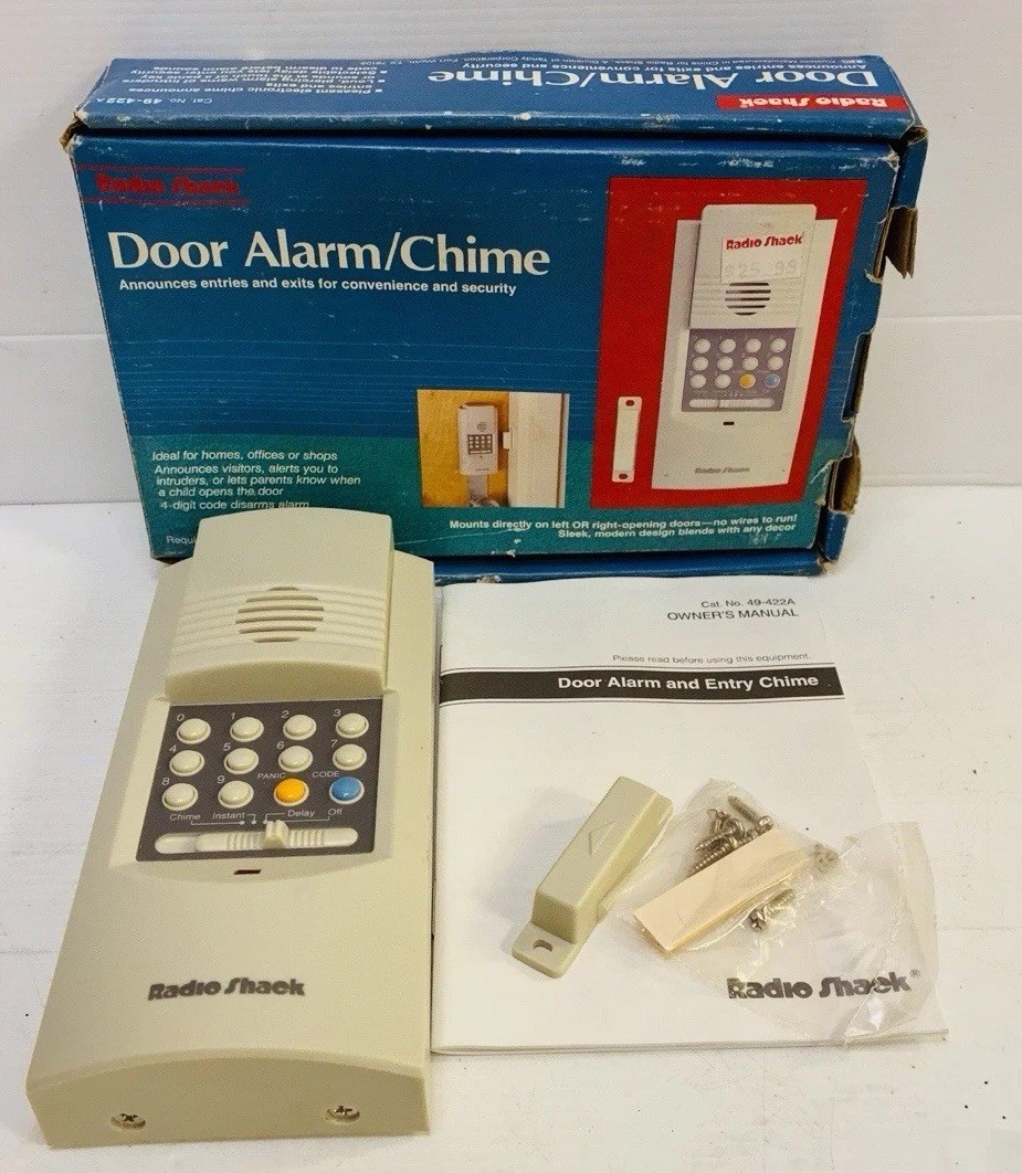 Radio Shack 49-422A Door Alarm Chime Vintage Security - Extremely LOUD - NIB