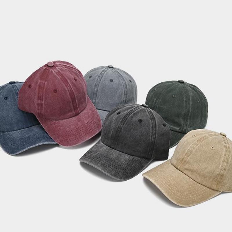 Cotton Baseball Cap Ball Dad Hat Adjustable Plain Solid Washed Men Premium 2026