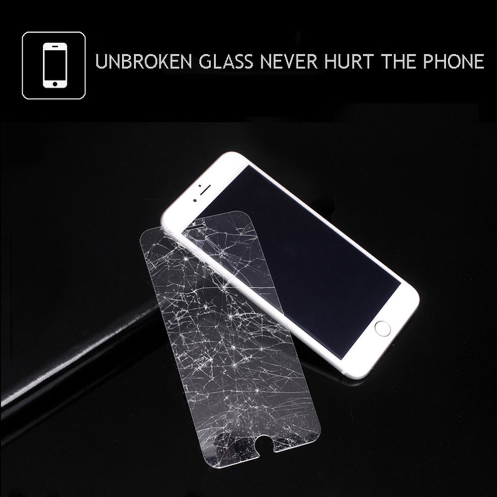 APPLE iPHONE 7 8 plus X 10 Premium TEMPERED GLASS SCREEN PROTECTOR (2 pack)