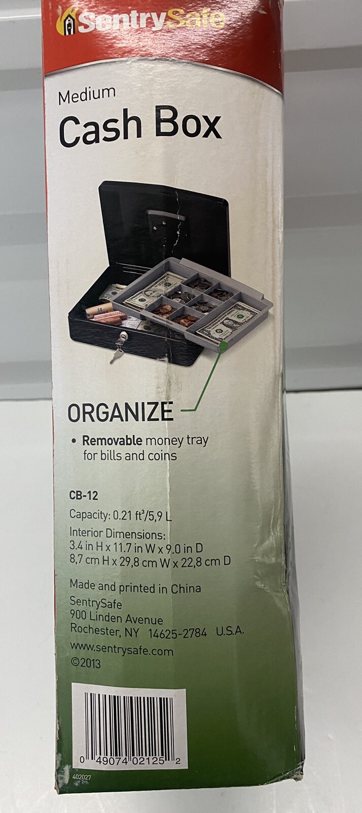 Sentry Safe Medium Cash Box CB-12