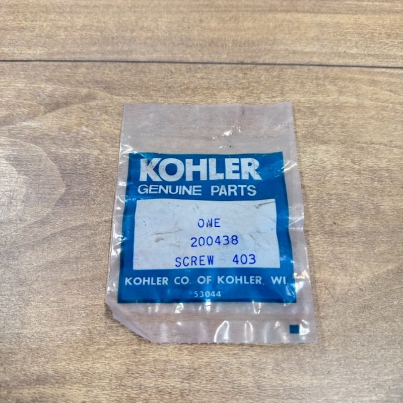 New KOHLER OEM NOS SCREW / 200438